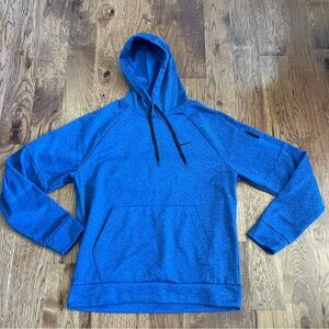 Nike Blue Men's Hoodie with Black Accents